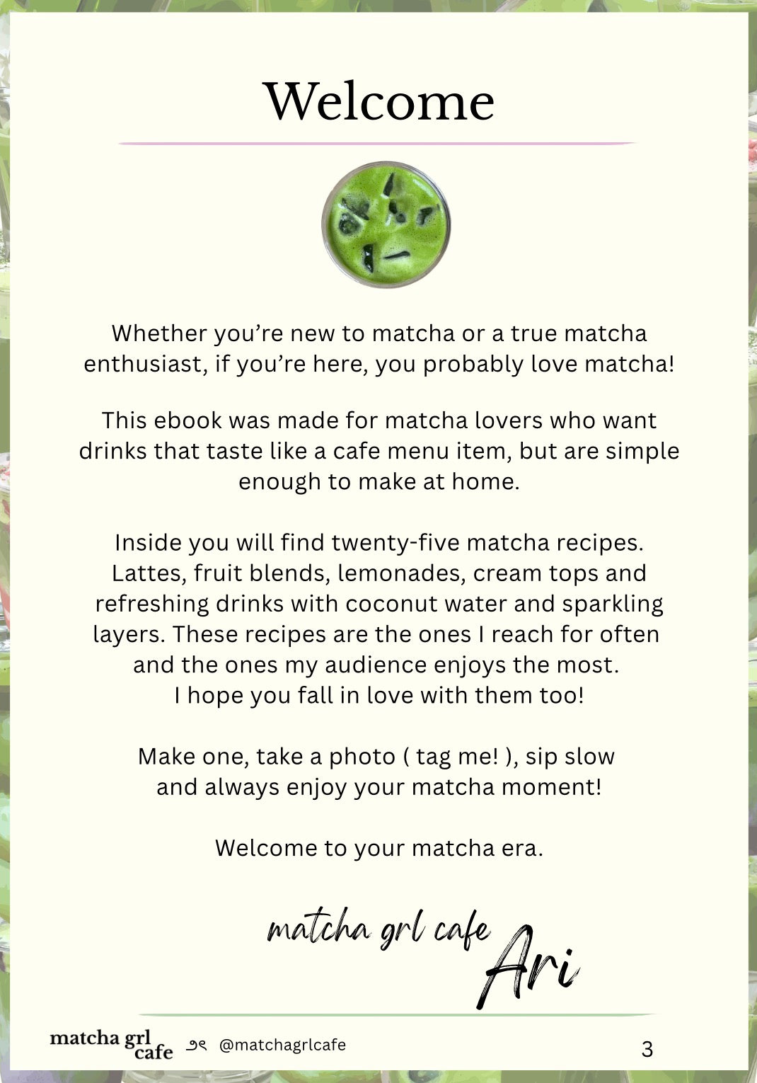 From Whisk to Sip by Matcha Grl Cafe